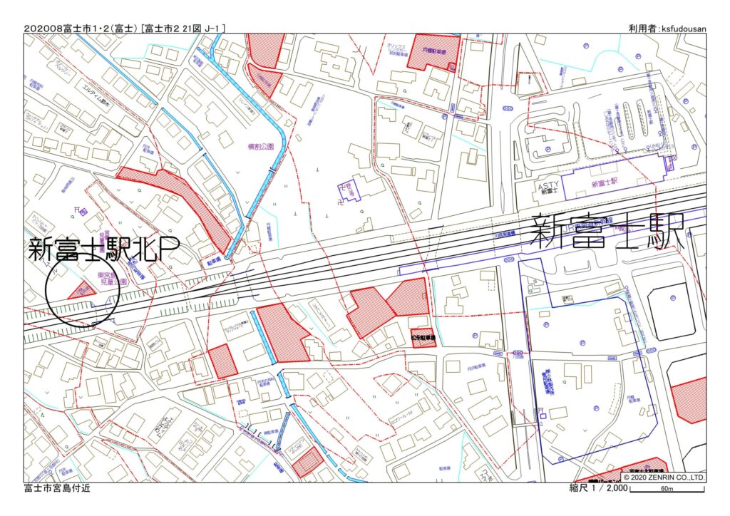 ⑱新富士駅北月極駐車場