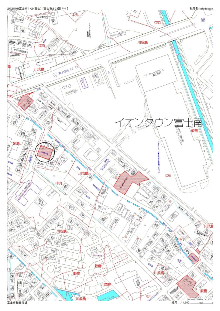 ⑪富士市川成島　イオンタウン前
