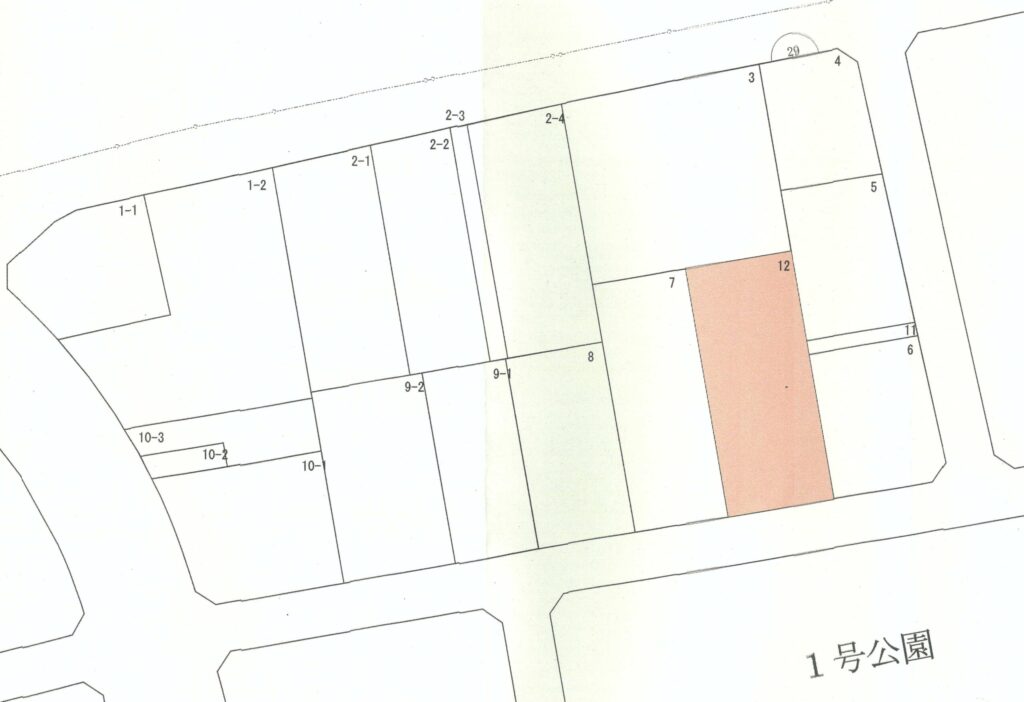 新富士駅南地区土地区画整理事業　仮換地29街区12
